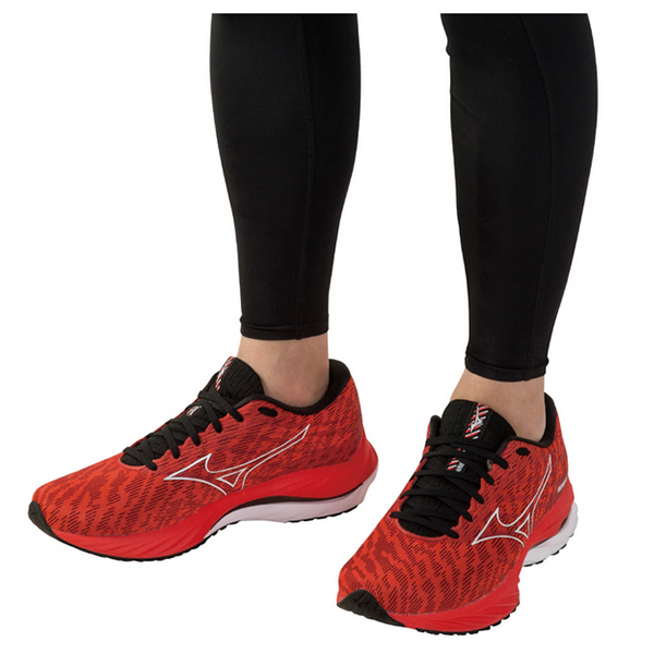 SteP SPORTS ONLINE / mizuno ウエーブライダー 26【WAVE RIDER 26】 (J1GC220306) <レッド× ホワイト>【22AW】