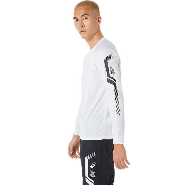 SteP SPORTS ONLINE / asics LIMOドライ長袖シャツ (2031D567.100)<ブリリアントホワイト> 【22AW】