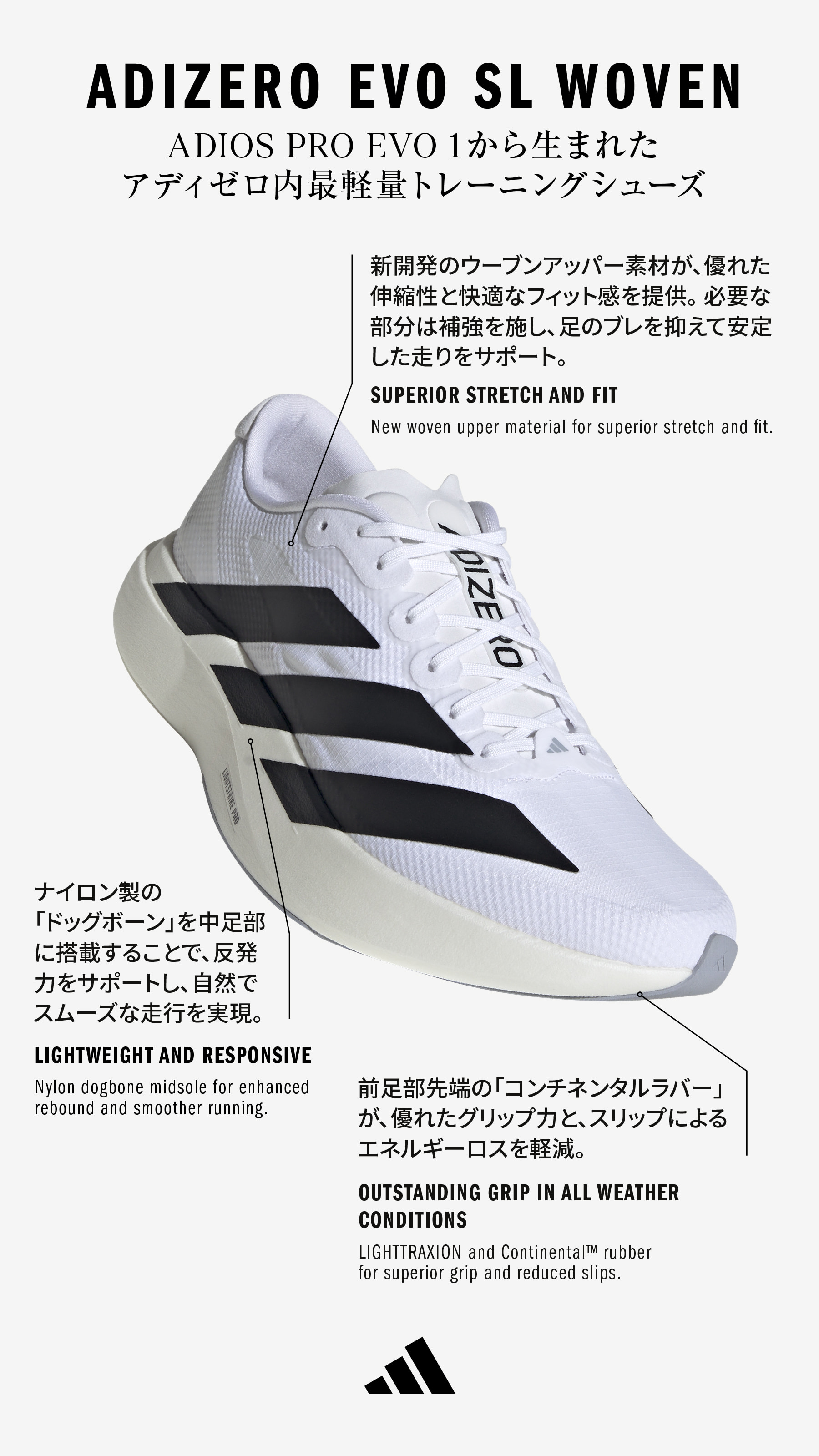 EVO SL WOVEN Feature